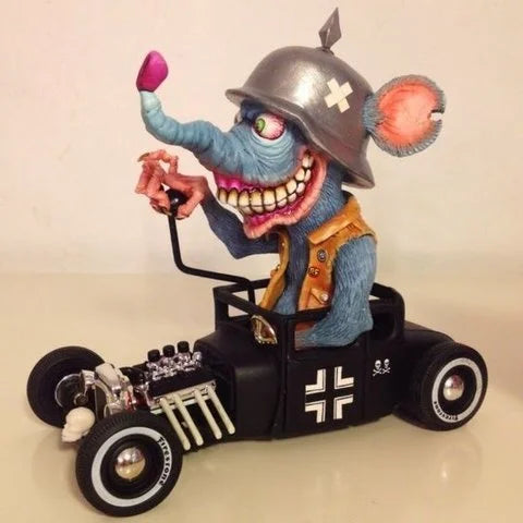 Spooky Rat Fink Figurine Decorative Toy