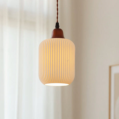 Classic White Ceramic Pendant Dining Light - Cofik