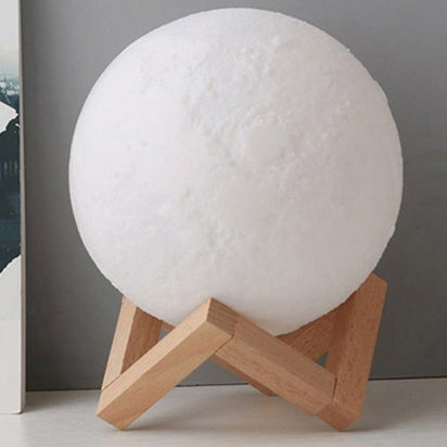 Compact Portable 3D Moon LED Desk Lamp