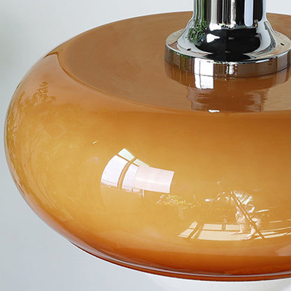 Modern Dome Shaped Glass Pendant Light