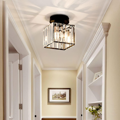 Luxurious Sparkling Crystal Ceiling Light