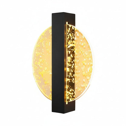 Contemporary LED Wall Light – Sleek Glass Bedroom Sconce