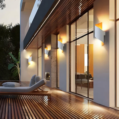 Modern Spiral LED Outdoor Wall Light