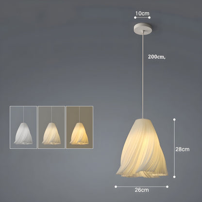 Beautiful 3D Printed Floral Pendant Lamp