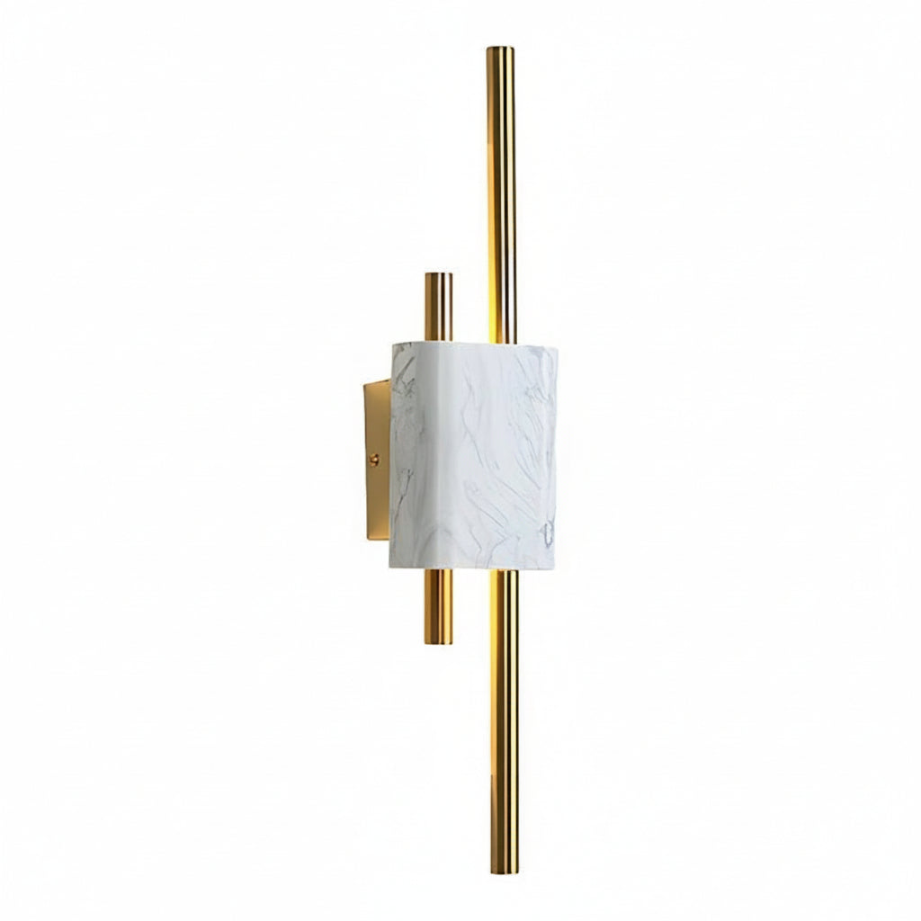 Modern Gold LED Wall Light Vertical Strip Sconce