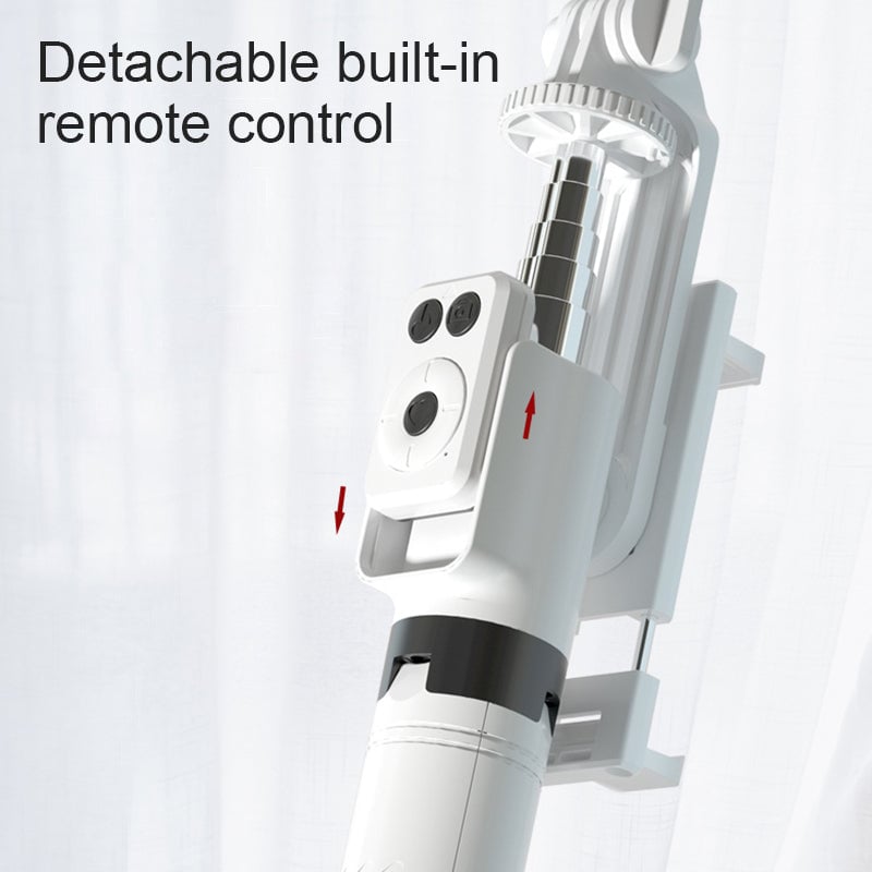 Portable 6in1 Selfie Stick With LED Light