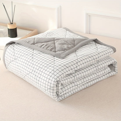 Soft Plaid Throw Blanket for Chilly Nights