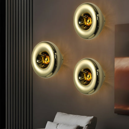 Luxury Melted Glass LED Wall Light