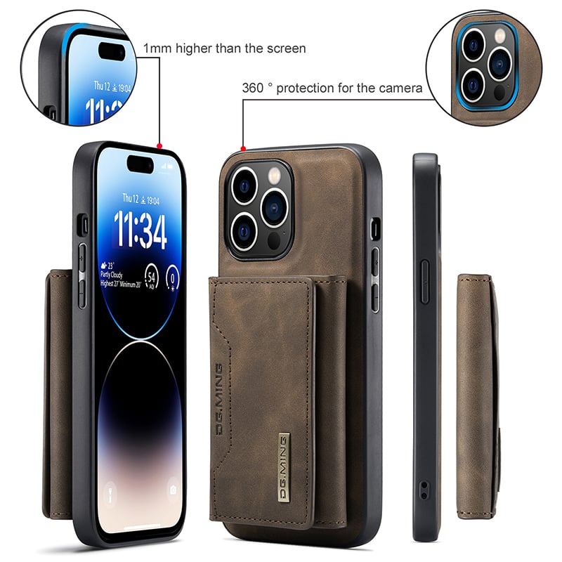 Phone Case with Removable Wallet for iPhone