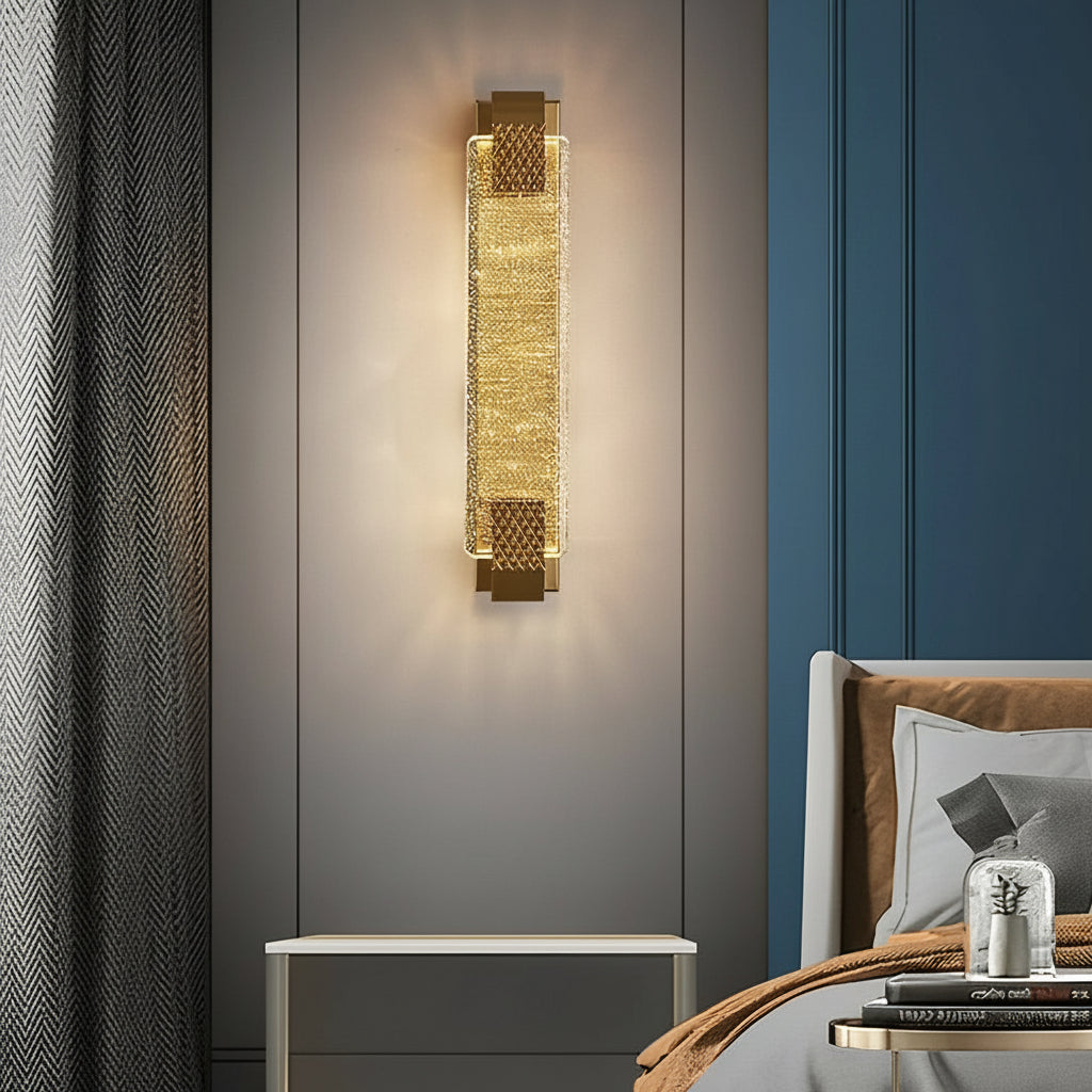 Elegant Glass LED Dimmable Wall Light