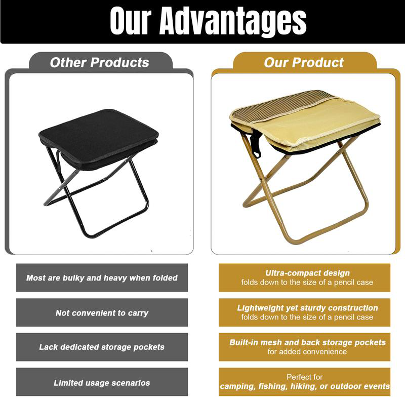 Portable Folding Backpack Seat