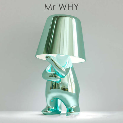 Luxury Gold Tone Desk Table Lamp Decorative Nightlight