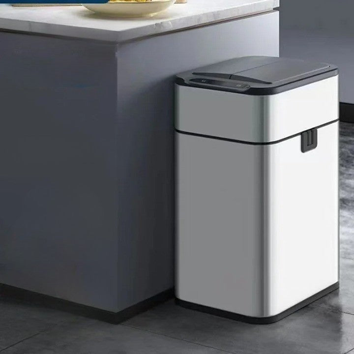Touchless Stainless Steel Automatic Trash Can