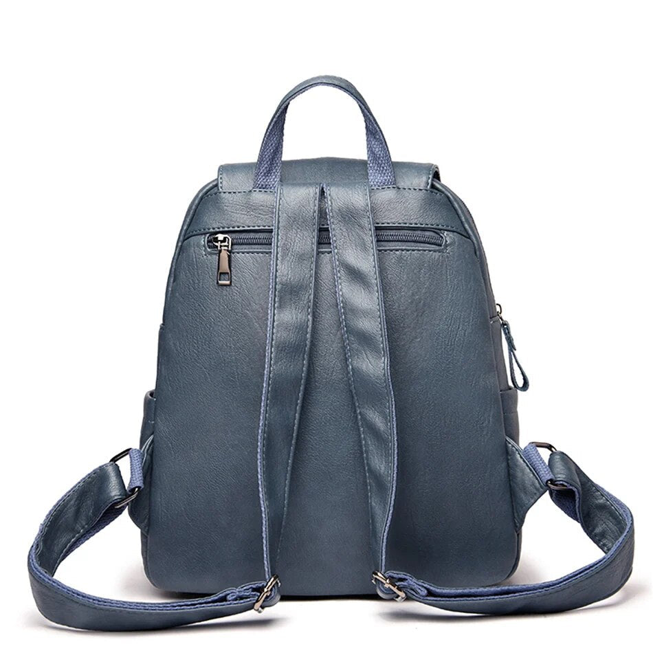 Fashionable Ladies Genuine Leather Backpack
