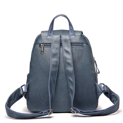 Fashionable Ladies Genuine Leather Backpack