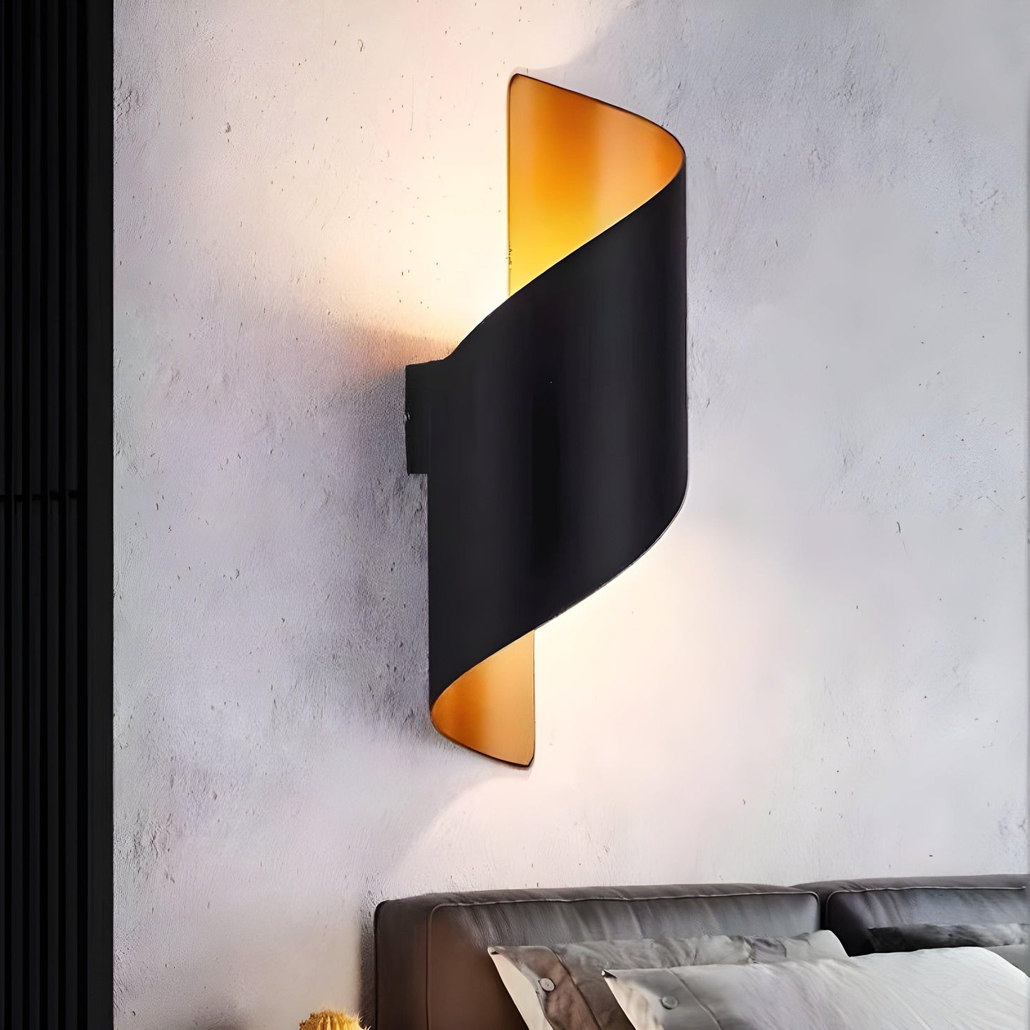 Modern Spiral LED Outdoor Wall Light