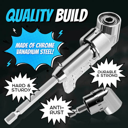 Right Angle Drill Attachment with Magnetic Grip Set