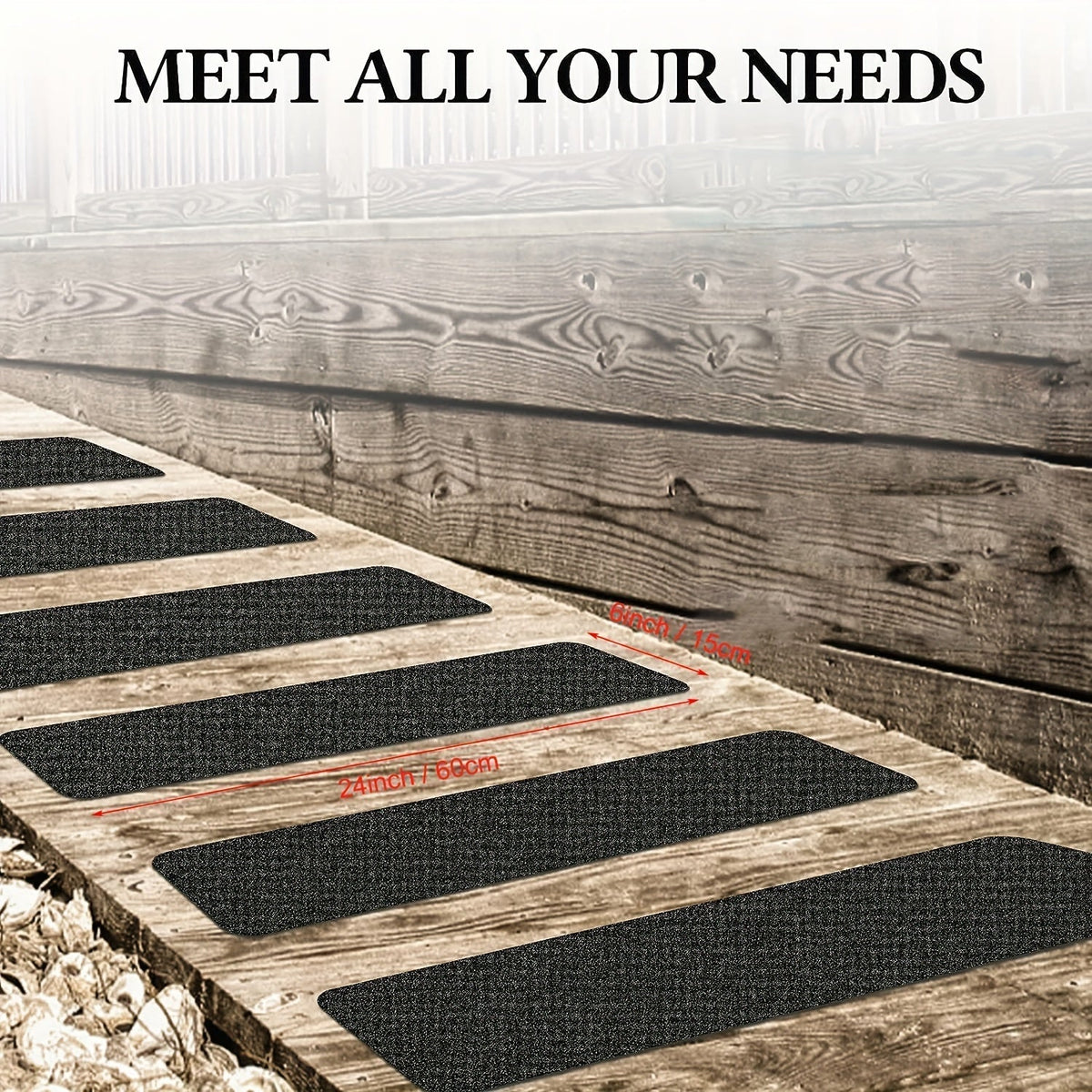 Grip Stair Treads - 10 Piece Set