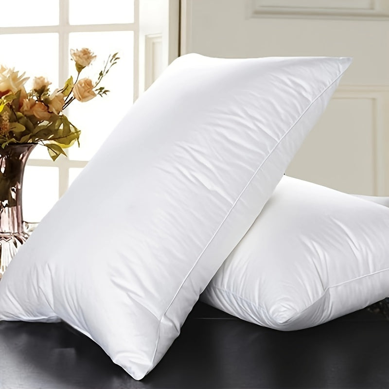 Plush Down Pillow for Side Sleepers - Soft and Breathable