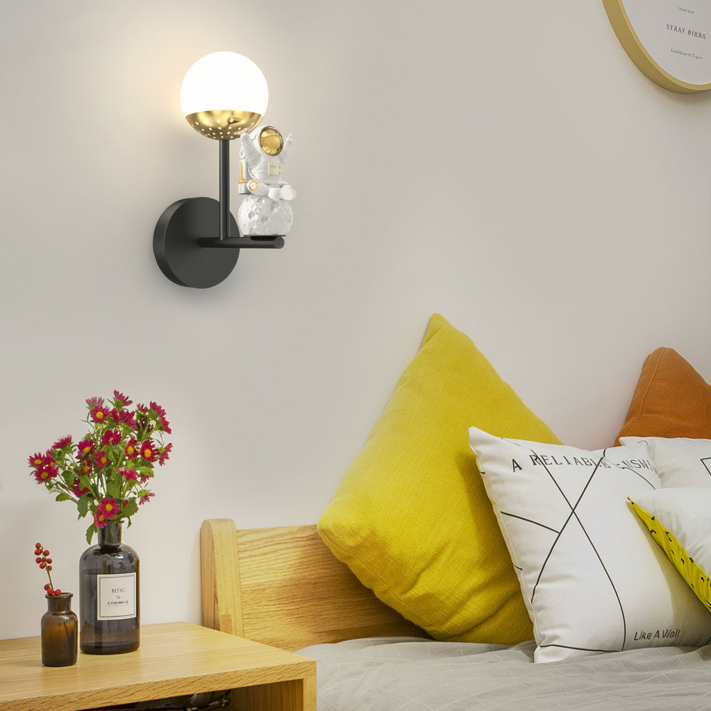 Contemporary 3D Moon LED Wall Light - Cofik