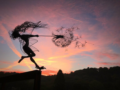 Whimsical Outdoor Garden Decor Statue