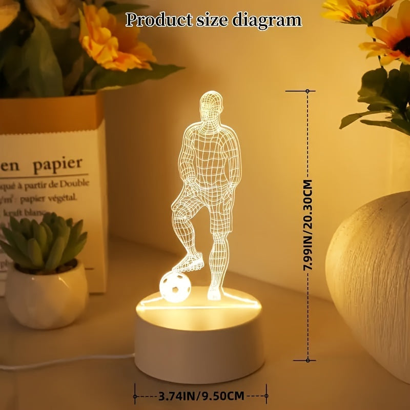 Fun LED Football Desk Lamp