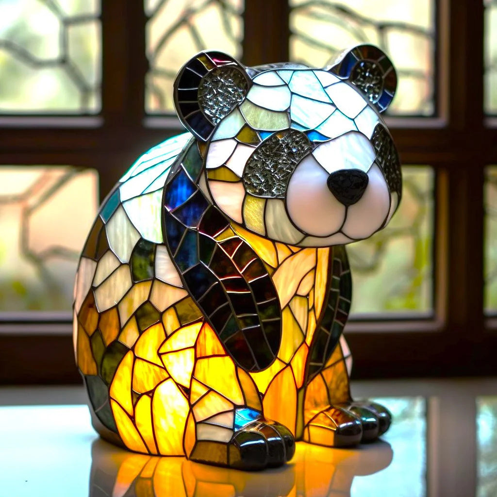 Stylish Animal Print Desk Lamp