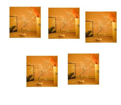 Warm Copper String Bedroom Lamp