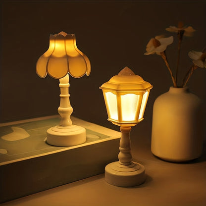 Vintage Style Small LED Desk Lamp for Home