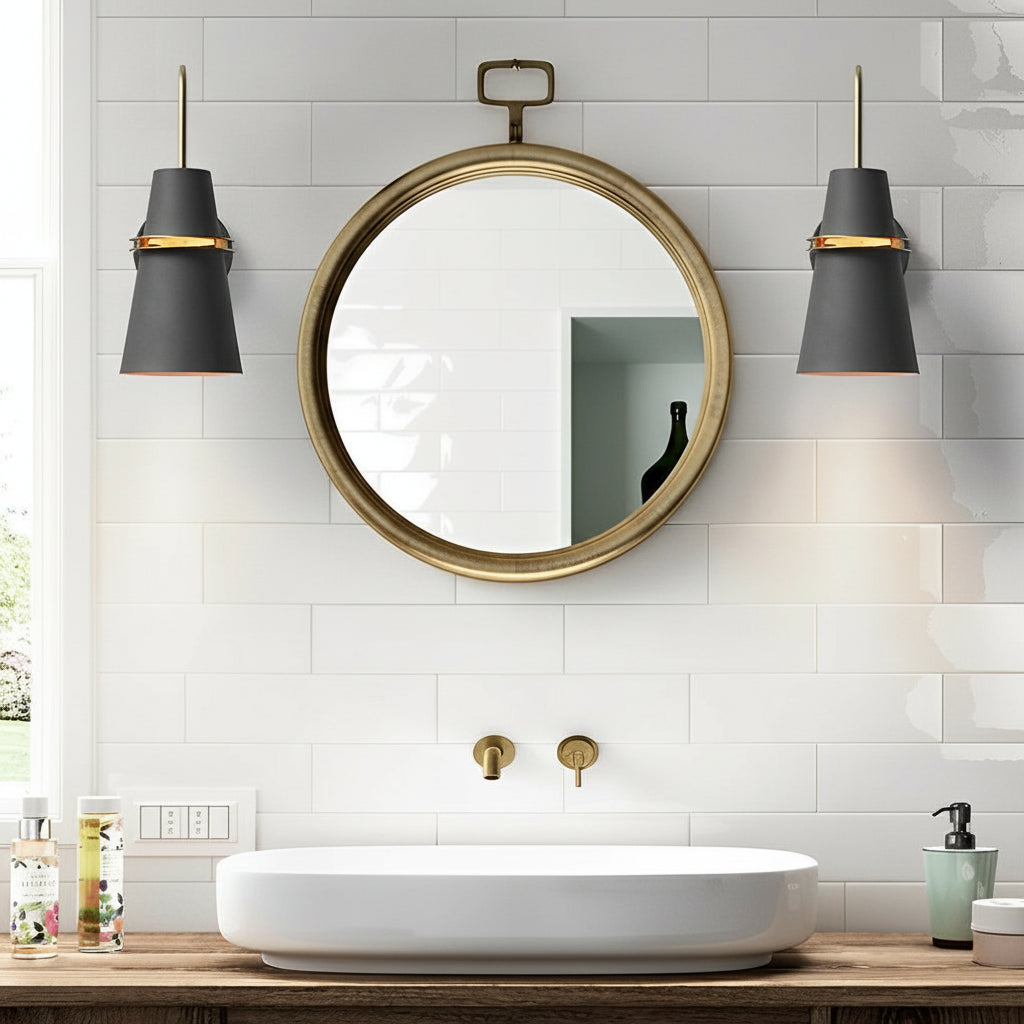 Simple Metal Wall Light Fixture