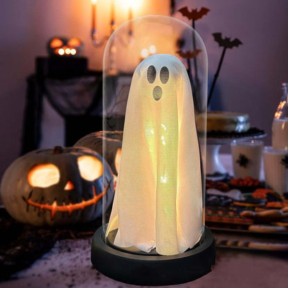 Spooky Ghost Glass Dome Table Lamp - Cofik