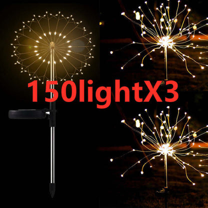Outdoor Solar String Lights Copper Wire Fairy Lights