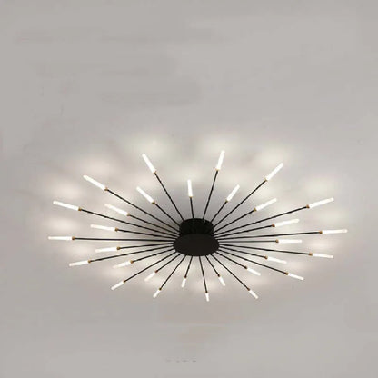 Sleek Metal Crystal Desk Lamp