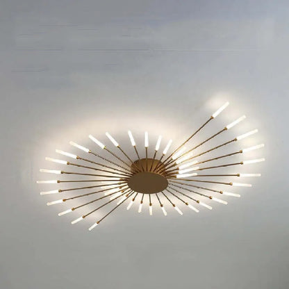 Sleek Metal Crystal Desk Lamp