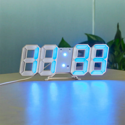 Modern Digital LED Wall Clock with Adjustable Brightness