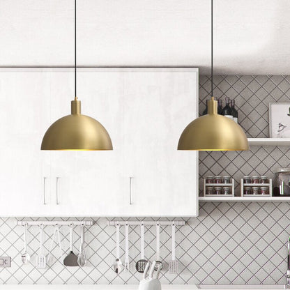 Classic Gold Globe Pendant Light