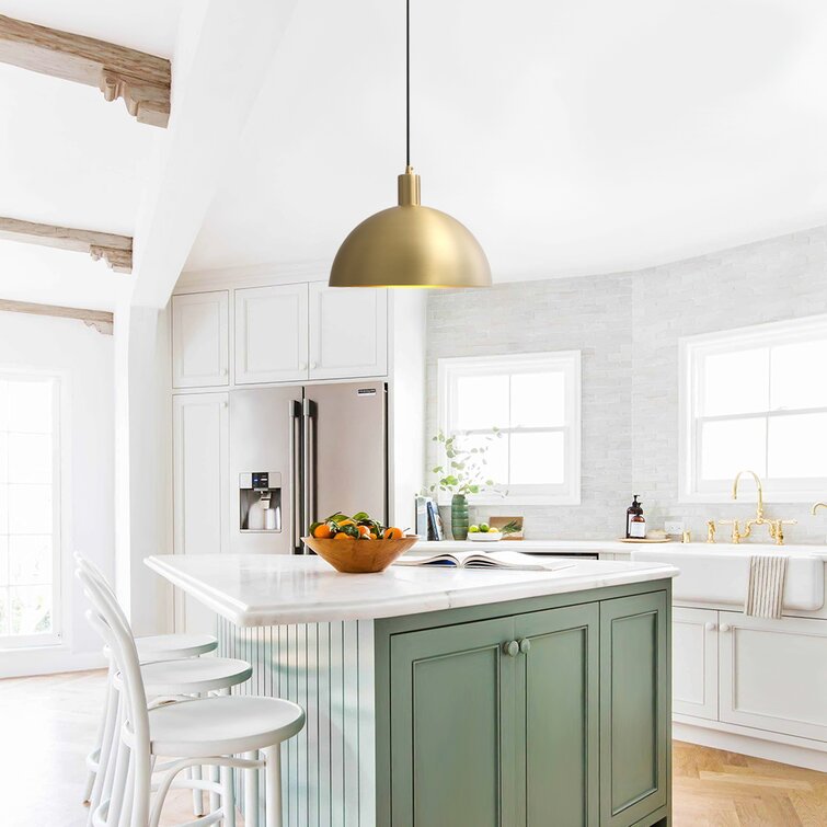 Classic Gold Globe Pendant Light