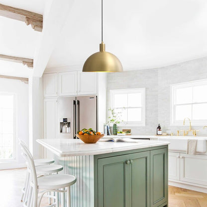 Classic Gold Globe Pendant Light