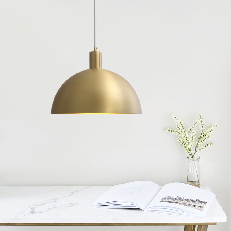 Classic Gold Globe Pendant Light