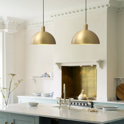 Classic Gold Globe Pendant Light