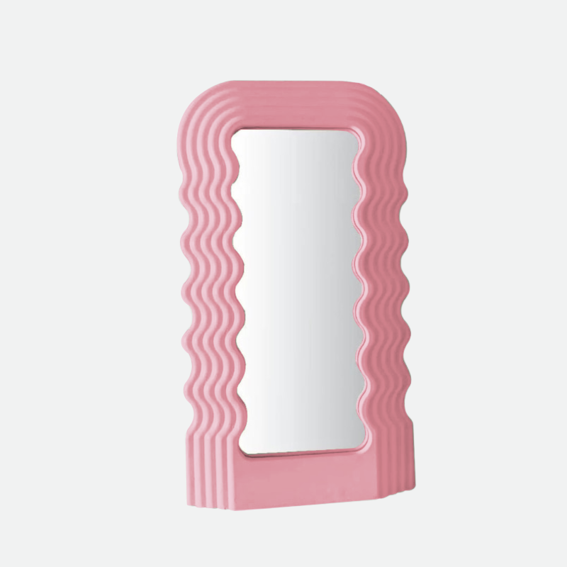 Vintage Wave Resistant Wall Mirror