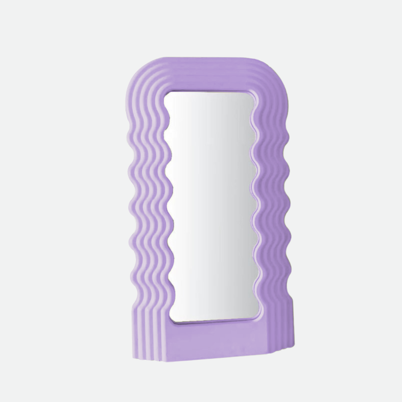 Vintage Wave Resistant Wall Mirror