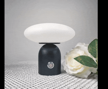 Rustic Mushroom Desk Light
