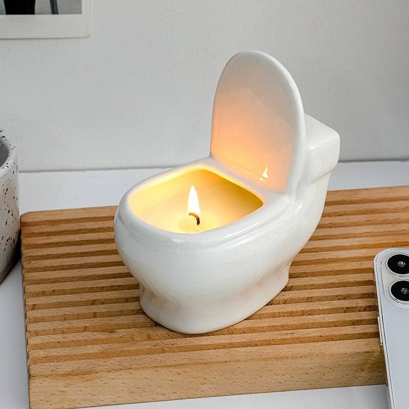 Humorous Bathroom Essential Oil Candle - Cofik