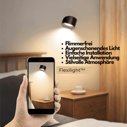 Flexible Cordless LED Wall Light – Adjustable Head