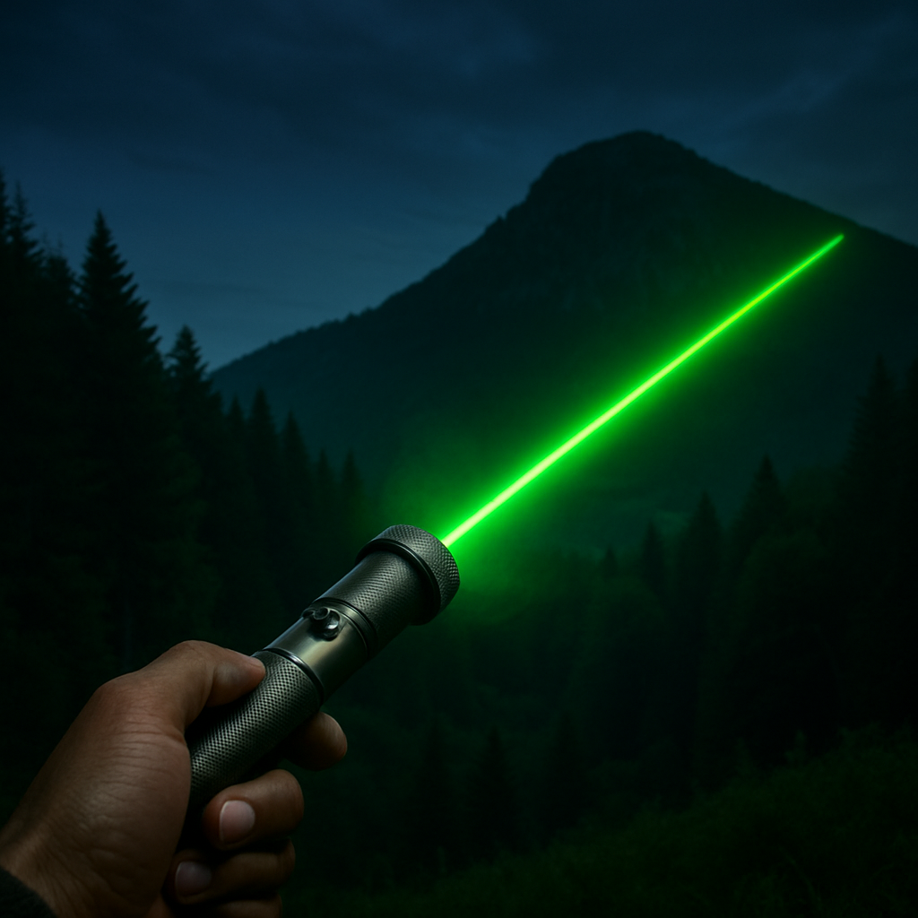 High Power Long Distance Laser Pointer Torch