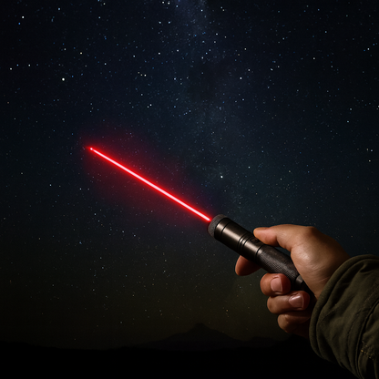 High Power Long Distance Laser Pointer Torch