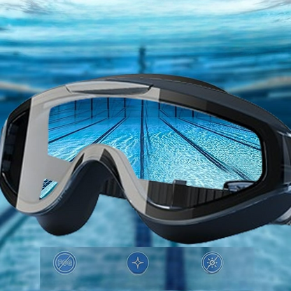 Clear Vision Adult Swimming Goggles Waterproof Fogproof