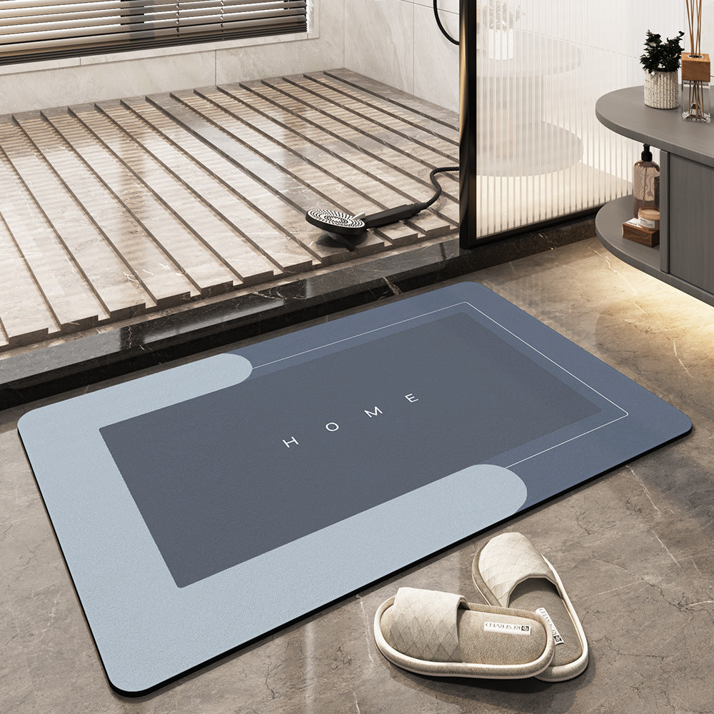 Plush Non-Slip Bathroom Floor Mat