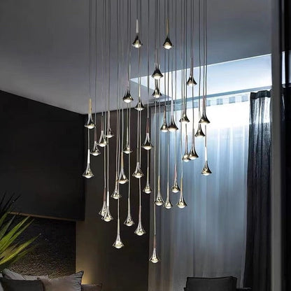 Elegant Crystal Drop LED Ceiling Light